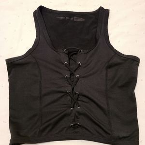 Material Girl Black Active Crop Top